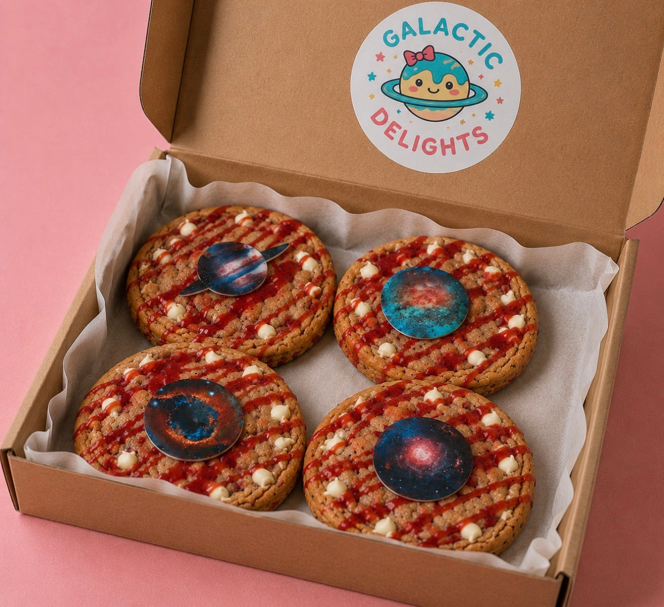 Strawberry Nebula Cookie
